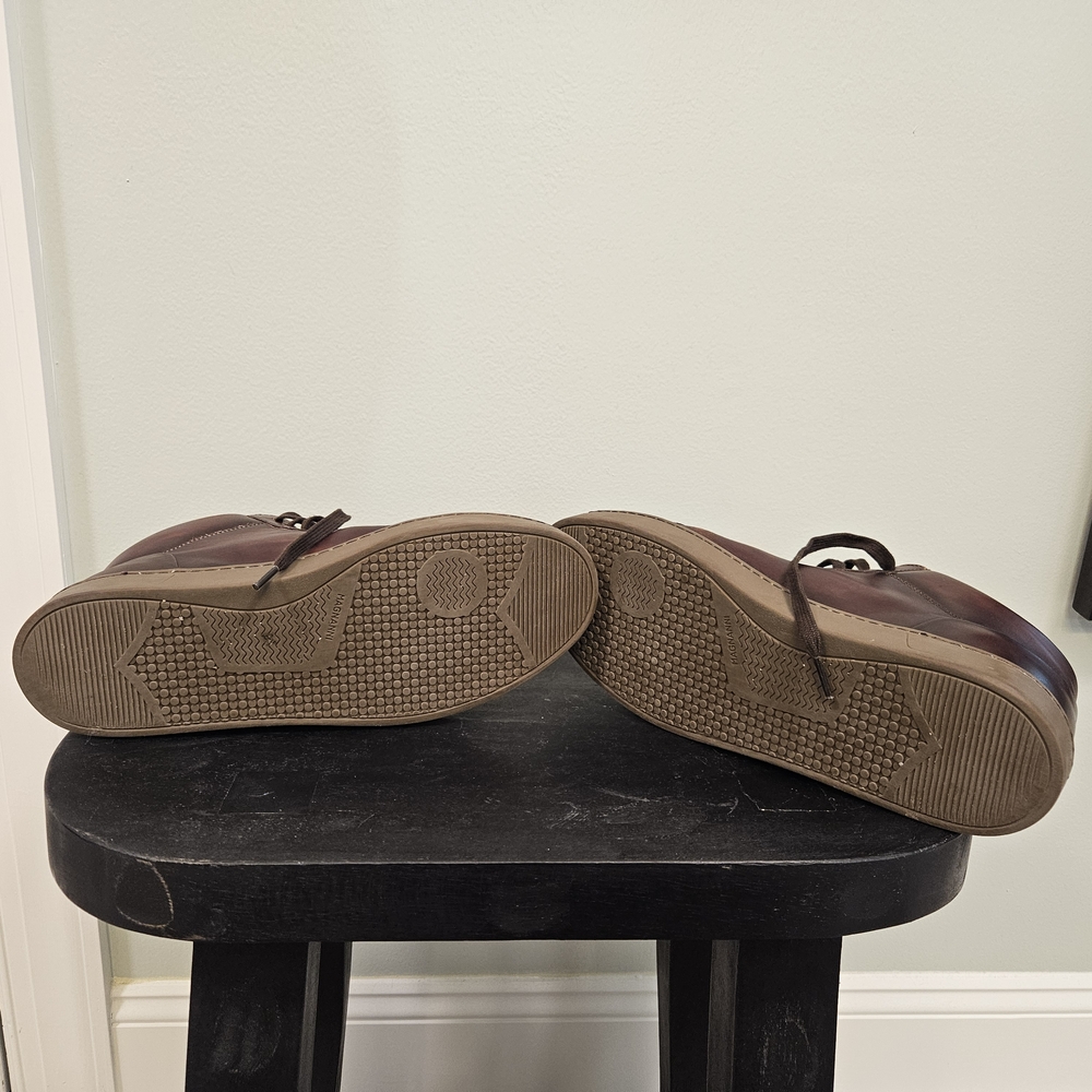 Men's Brown Leather Shoes - Picture 6 of 9